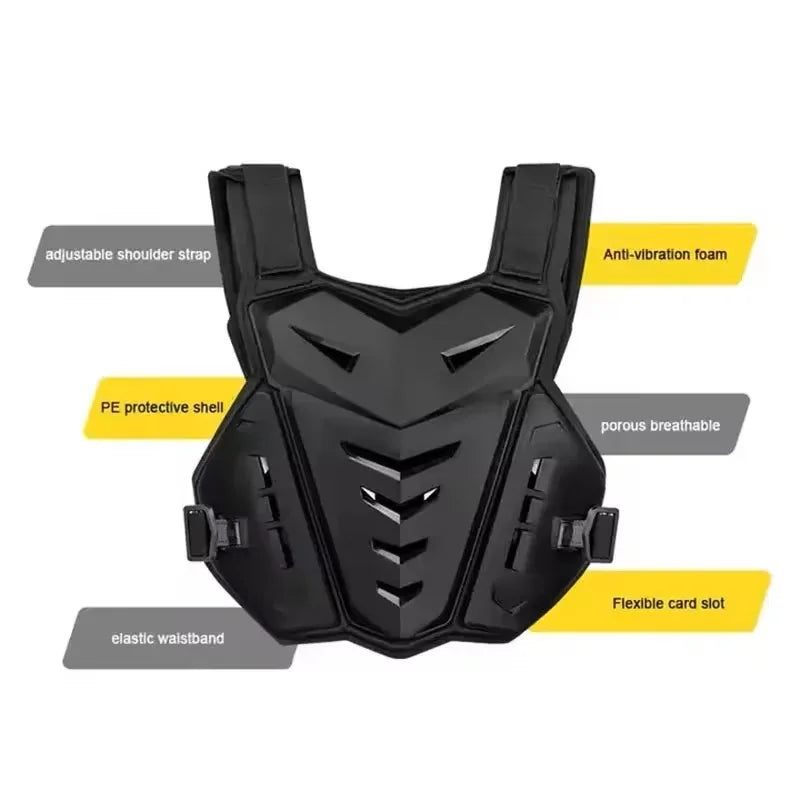 🛡️ Armure de protection intégrale Ride Nuts – Torse, dos & épaules