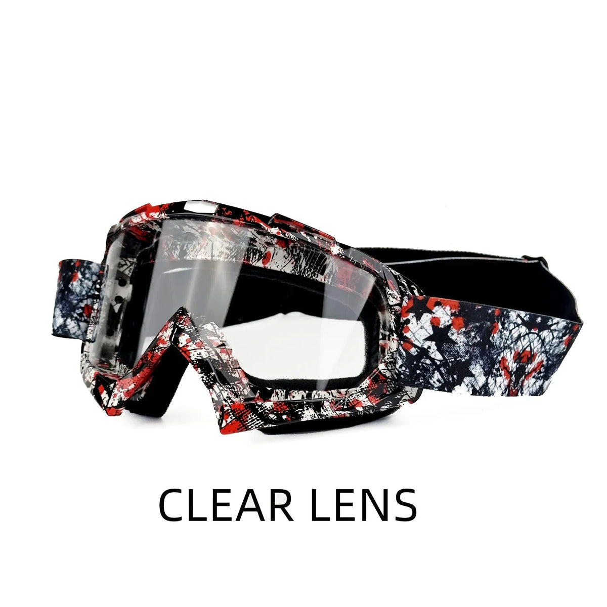 MX Motorcycle Motocross Goggles, Windproof Protective Off-Road Glasses for Men MTB ATV Cycling Racing Outdoor Sports