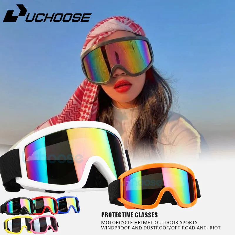 Motorcycle Helmet Goggles Outdoor Protective Glasses Motorcycle Sunglasses Goggles ATV Motocross Glasses ATV Safety Durable