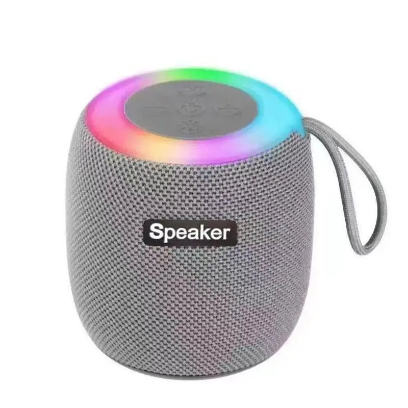 Mini haut-parleur Bluetooth RGB portable avec dragonne