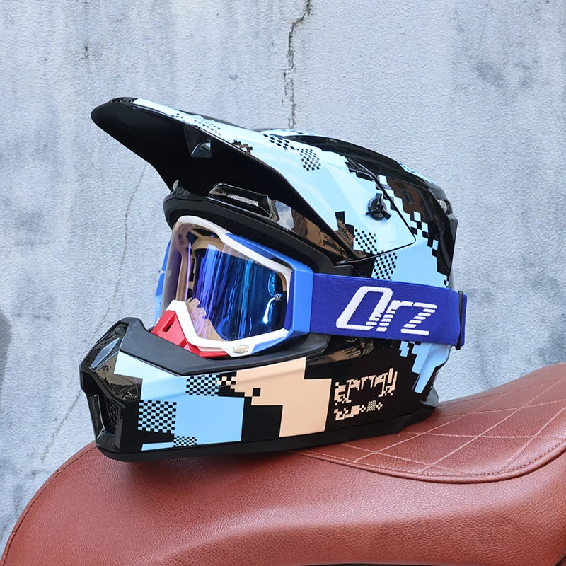 🏁 Casque intégral ORZ Graffiti – Street Rider
