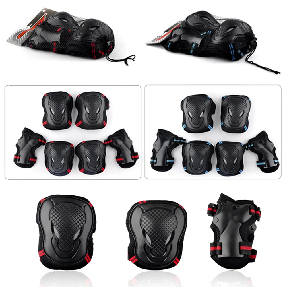 🛡️ Kit de protection 6 pièces Ride Nuts – Genoux, coudes & poignets  Ride fort. Protège-toi comme il faut. 🤘
