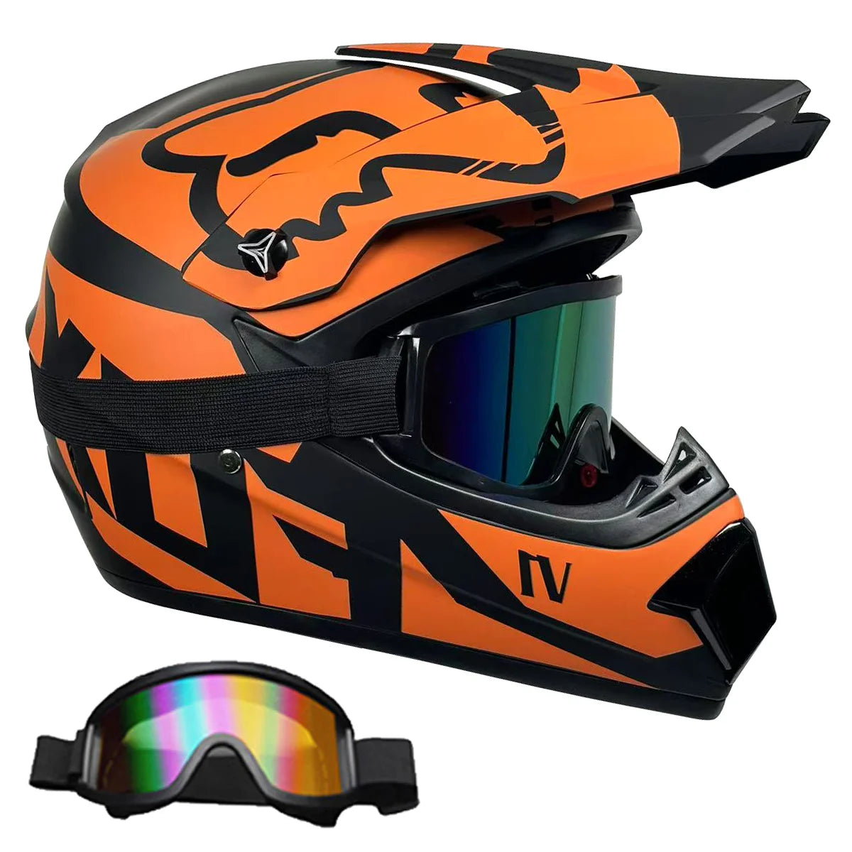 Casque Motocross FOX ABS DOT – Ride Nuts ⚡