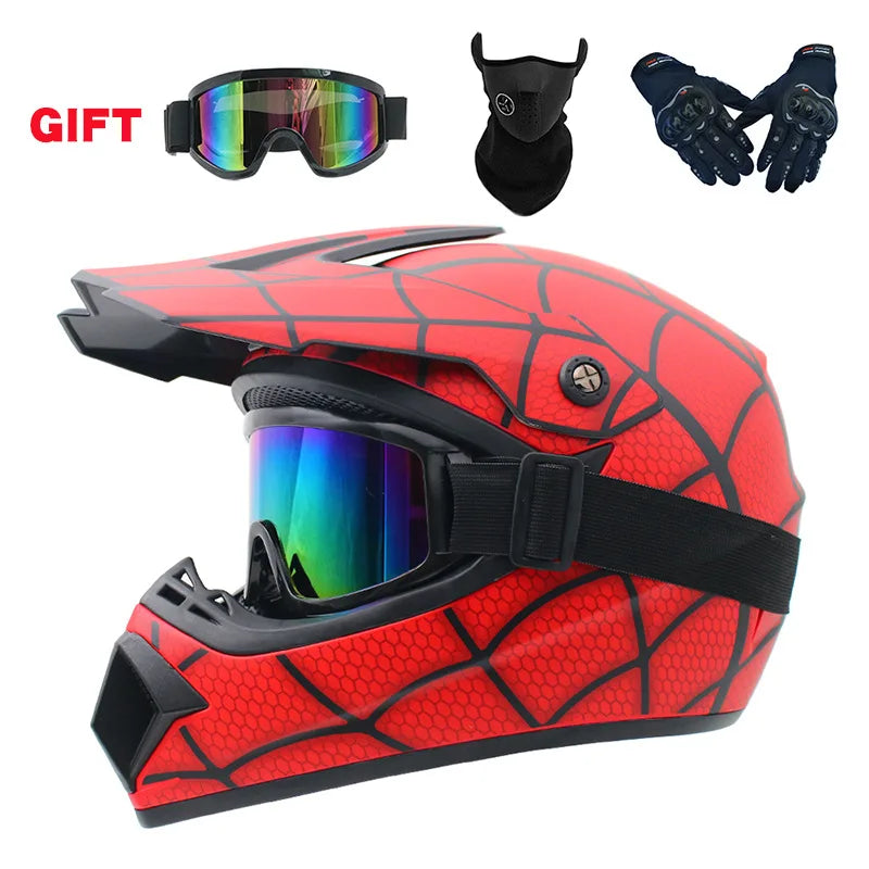 🔥 Casque intégral Motocross – Street Edition