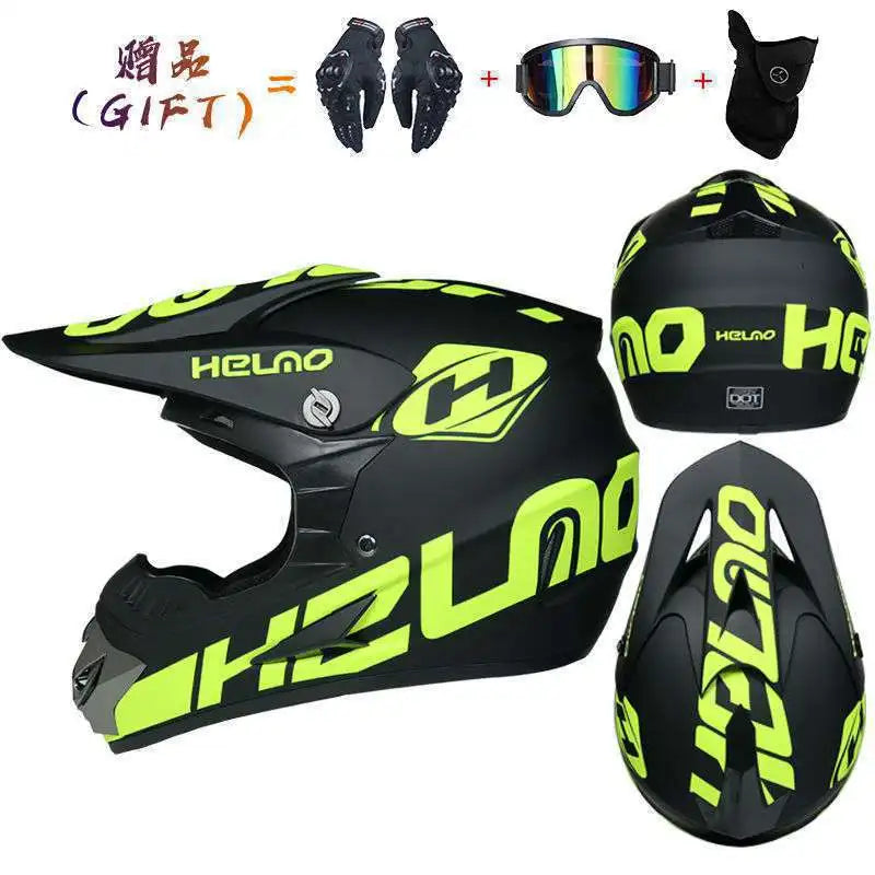 🔥 Casque intégral Motocross – Street Edition