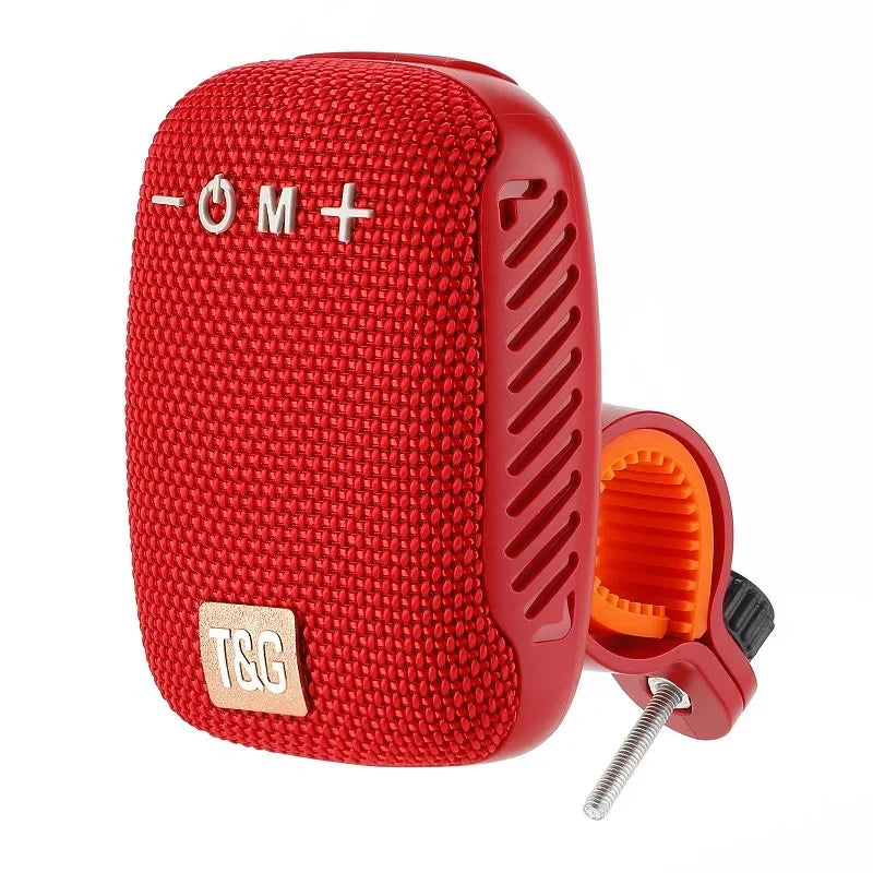 Portable Speaker Wireless Bicycle Speaker with Stable Handlebar Mount Waterproof Bluetooth Speaker for Bike Scooter Traveling