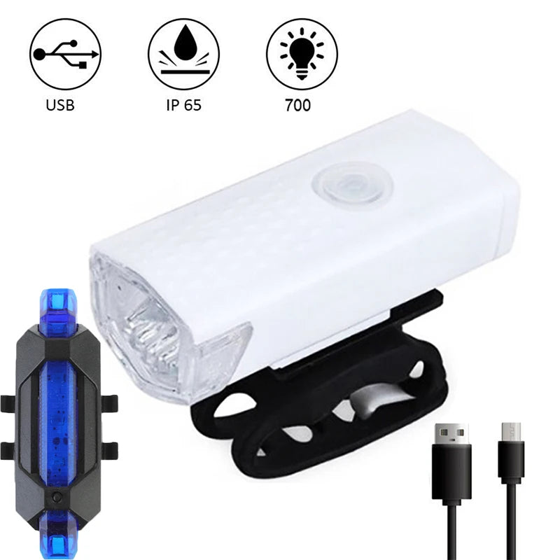 Bike Bicycle Light USB LED Rechargeable ridenuts