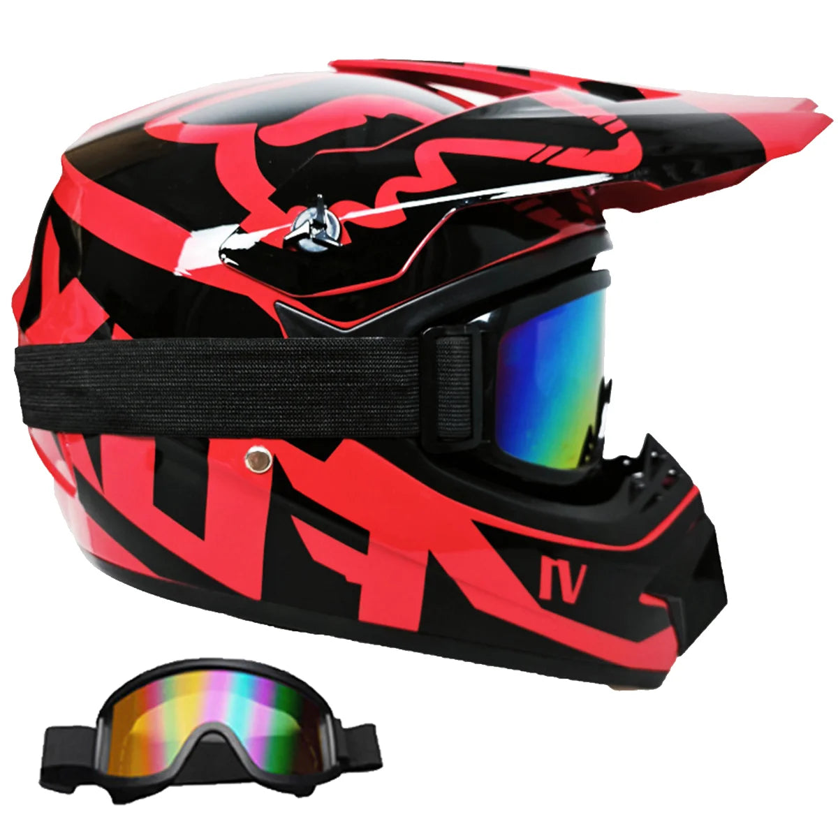Casque Motocross FOX ABS DOT – Ride Nuts ⚡