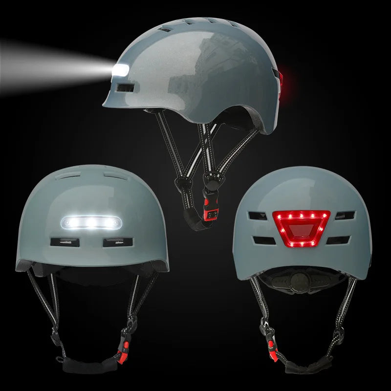asque Urban LED Ride Nuts – Éclairage avant et arrière ⚡🛴