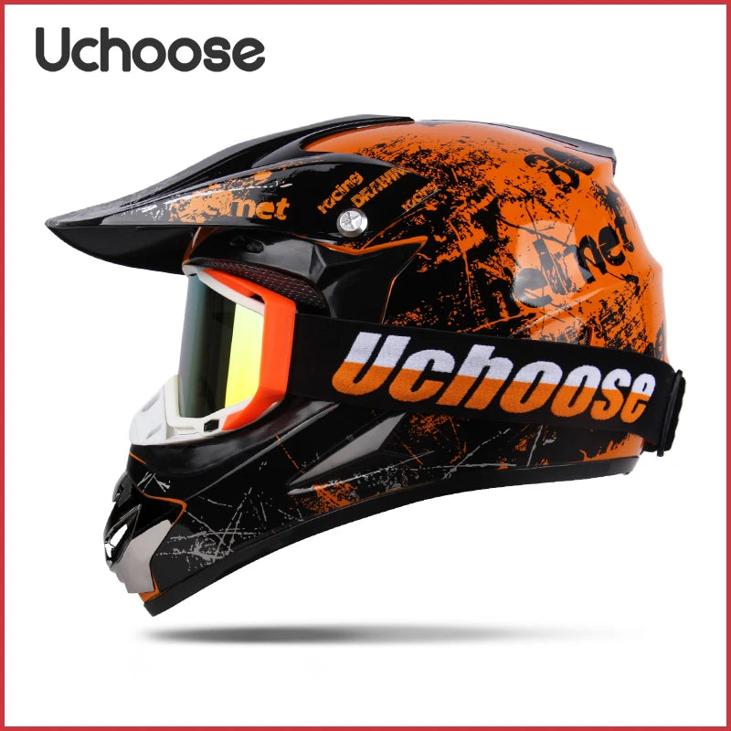 2023 New Windproof Sturdy Motorbike Helmet Classic Riding Helmet Off-road Bickcles Bike Men's Women's Multi Colour Motocross