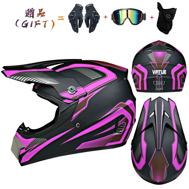 🔥 Casque intégral Motocross – Street Edition