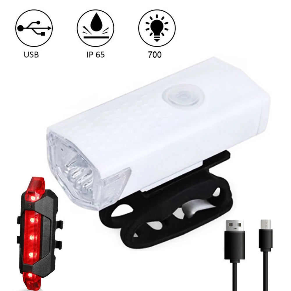 Bike Bicycle Light USB LED Rechargeable ridenuts
