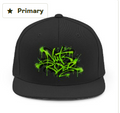 Ride Nuts Graffiti Flat Bill Cap – Urban Streetwear Snapback