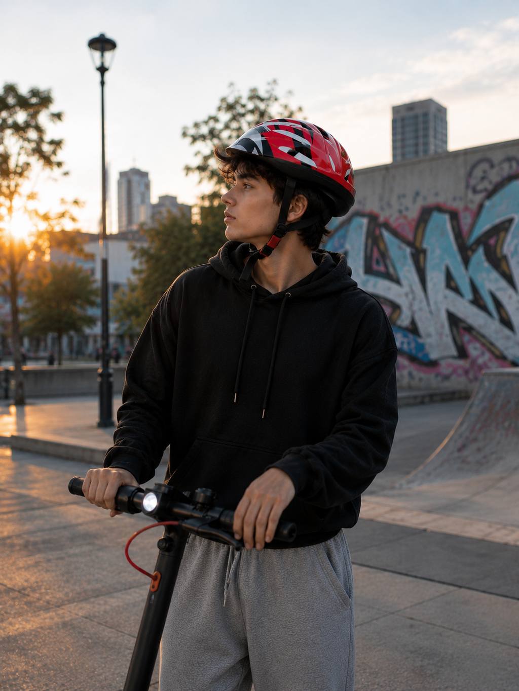 Casque Urban Light – Vélo • Trottinette • Skate | Ride Nuts ⚡